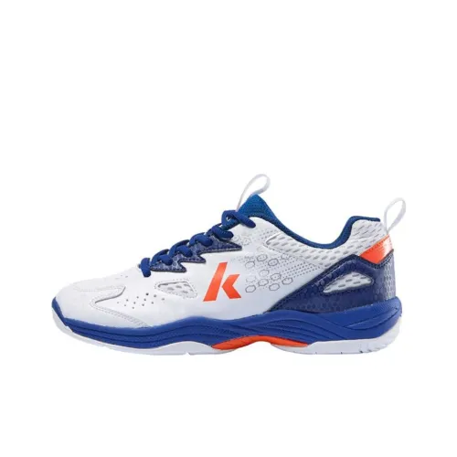 Kawasaki Badminton Shoes Unisex Low-Top White/Blue