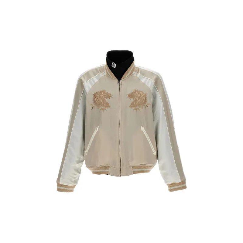 Maison Mihara Yasuhiro Zipped Reversible Bomber Jacket-2