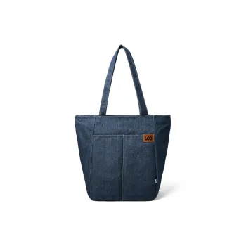 Lee Denim Commute Tote Shoulder Bag Unisex Black/Denim Blue/Khaki