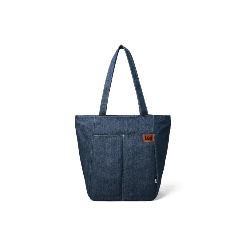 Lee Denim Commute Tote Shoulder Bag Unisex Black/Denim Blue/Khaki-0