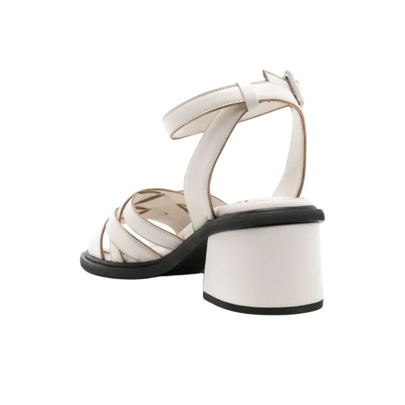 Sarah Chofakian Giverny Strap Sandals 4.5cm Women's White-4