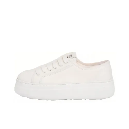 MIU MIU Skateboard Shoes Women's Low-Top White