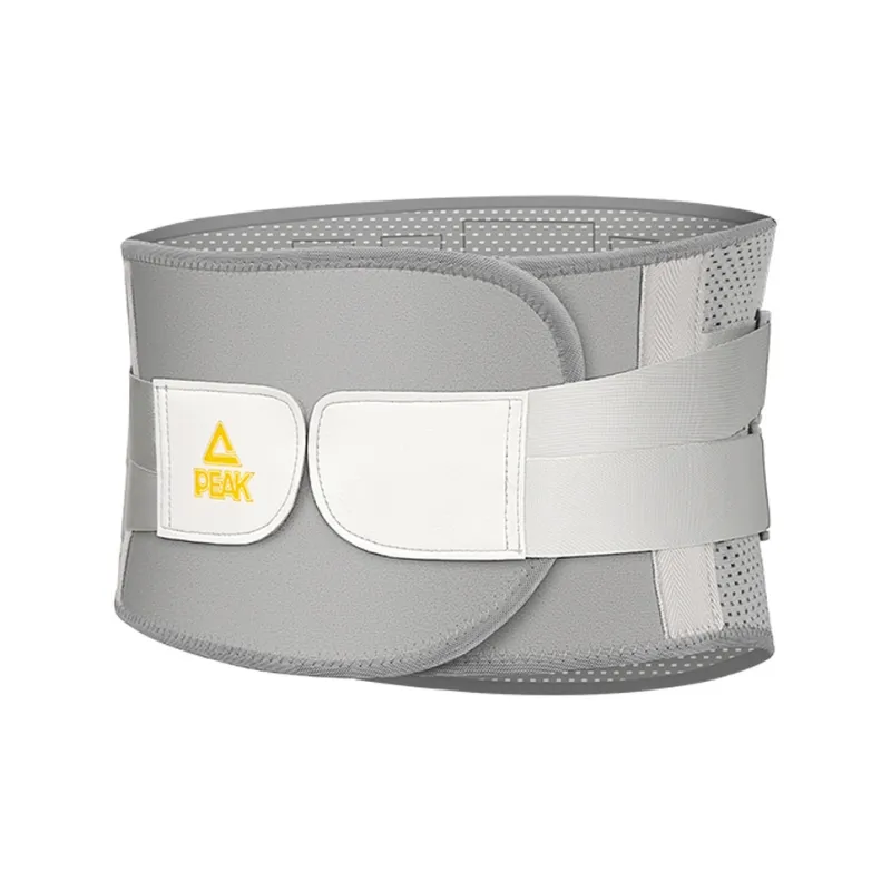 PEAK Back Support Braces Fitness Breathable, Protective, Rehabilitation, Compression Gray Polyester Unisex-2