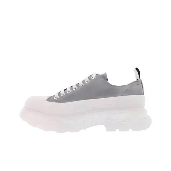 Alexander McQueen Tread Slick Low Top Platform Shoes Men's Gray