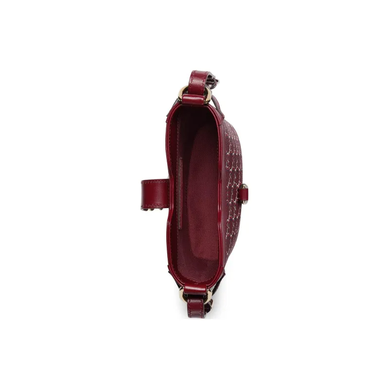 GUCCI Leather Bucket Bags Shoulder Bag Crossbody Bag Mini Women's Red-6