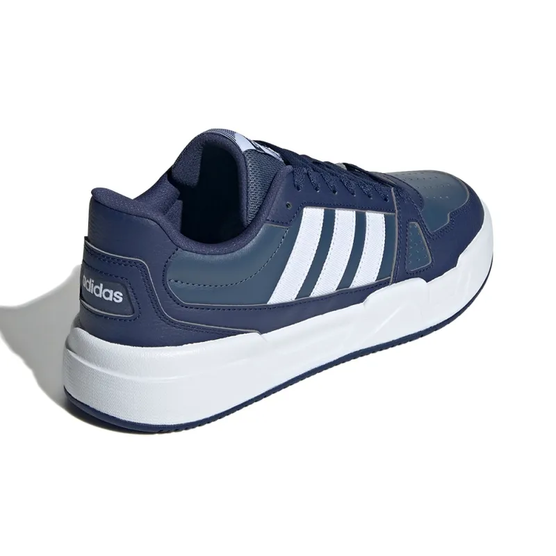 Adidas LITE BALLER Anti Slip Wear Resistant Low Top Casual Shoes Men's Blue White-3