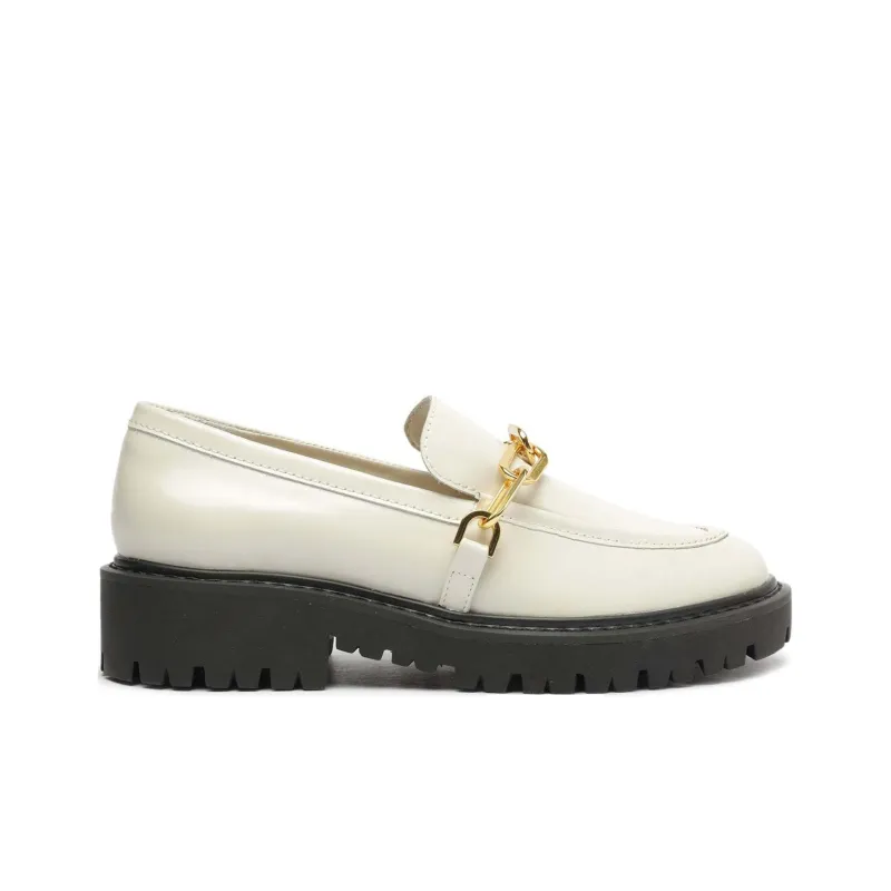 Schutz Christie Loafers 3.6cm Women's White-1