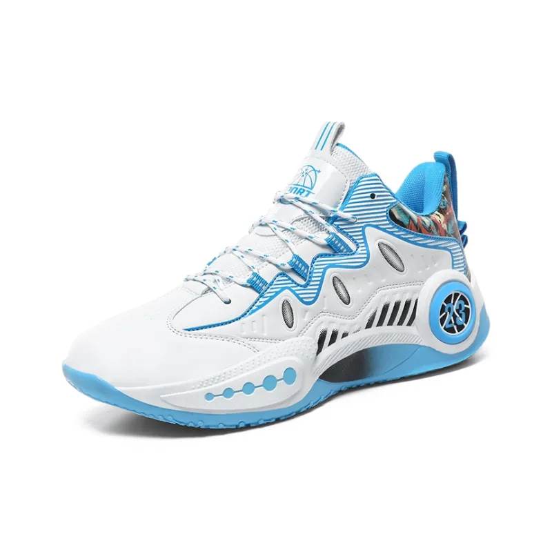 Black tailed Deer Shock Absorbers With Slip Resistant And Abrasion Resistant Properties Low Top Basketball Shoes Unisex-13
