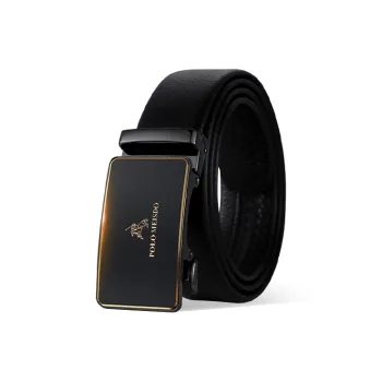 POLOMEISDO Top Grain Cow Leather Belt Premium Belt For Husband Men's Multicolor Width  3.5cm Gift Box Sets