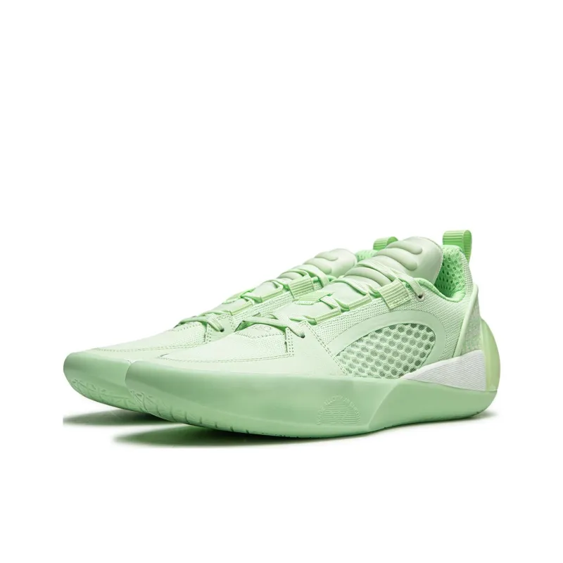 LiNing All City 12 Encore Low Top Basketball Shoes Men's Dynamic Green-2