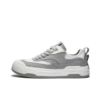 JIPIAO Low-Top Canvas Shoes Unisex Gray White Please Order One Size Down