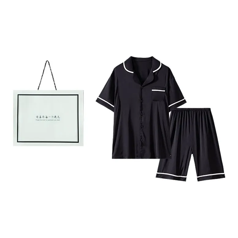 DAMOS·LOVE Pajama Set Men's Gift Box Set Black-8