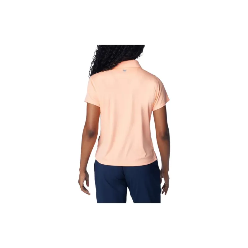 Columbia Polo Shirt Women's Pink-1
