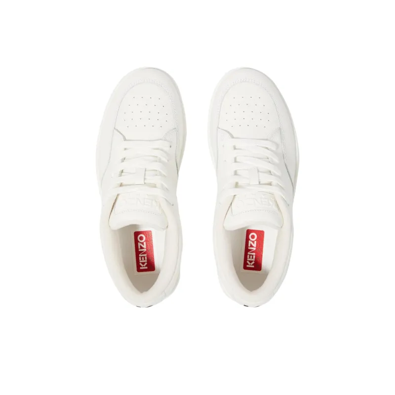 KENZO Dome Low Top Skateboard Shoes Men's White-4