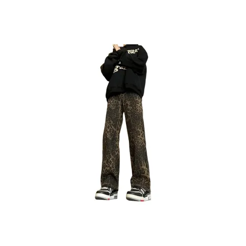 SUNSETMONENT Jeans Unisex Camouflage