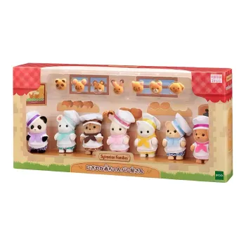 Sylvanian Families Bakery Chef Baby Dolls Plush Doll Small Size Tall