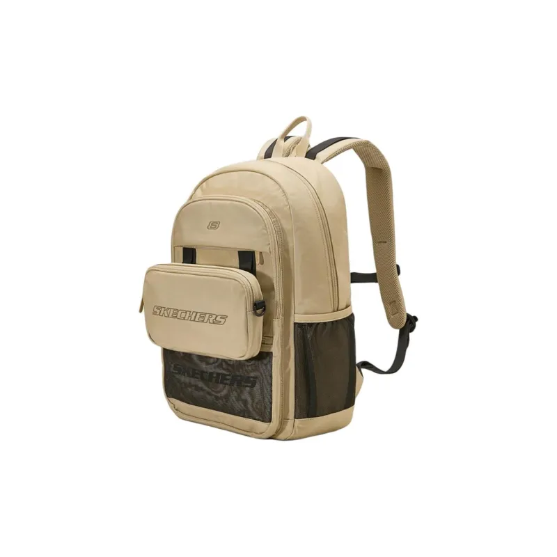 Skechers Polyester Backpack Medium Size Unisex Khaki-1