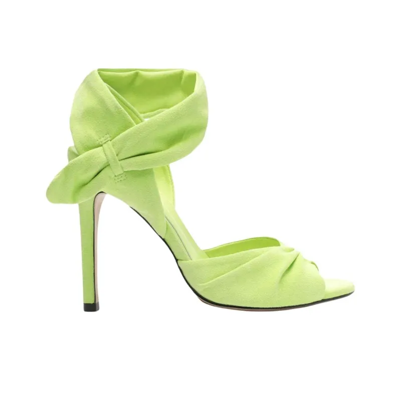 Schutz Adlyn Strap Sandals 10.5cm Women's Green-1
