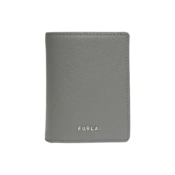 Furla Leather Wallet Regular Unisex Gray