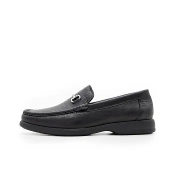 Satchi Dress Shoes Loafers Slip on Casual Leather Shoes Men's Black