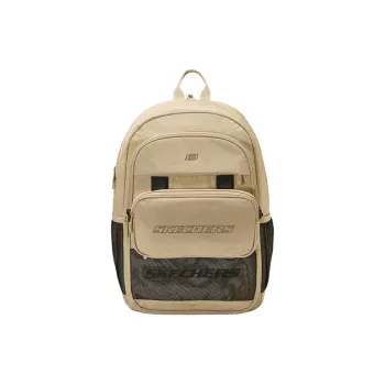 Skechers Polyester Backpack Medium Size Unisex Khaki