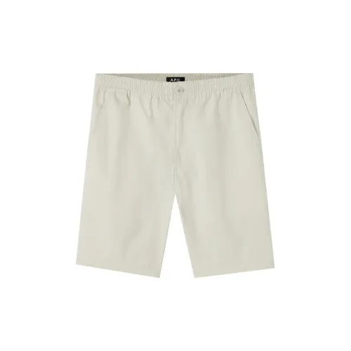 A.P.C Casual Shorts Men Chalk Pink