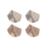 4 Pack (F Set-Cooling Sensation Cicada Wing-White+White+Skin+Skin)