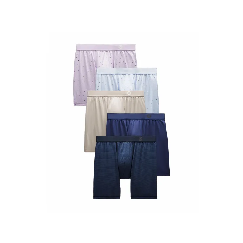 Lululemon Always In Motion Long Boxer 7' 5 Pack Underpants Men's 5 Pack-3