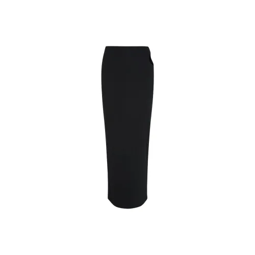 CALVIN KLEIN Casual Long Skirts Europe Version Women's Black