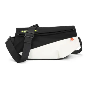 MOK Nylon Sling Bag Unisex Pure Black/Black/Green/Blue/Pink