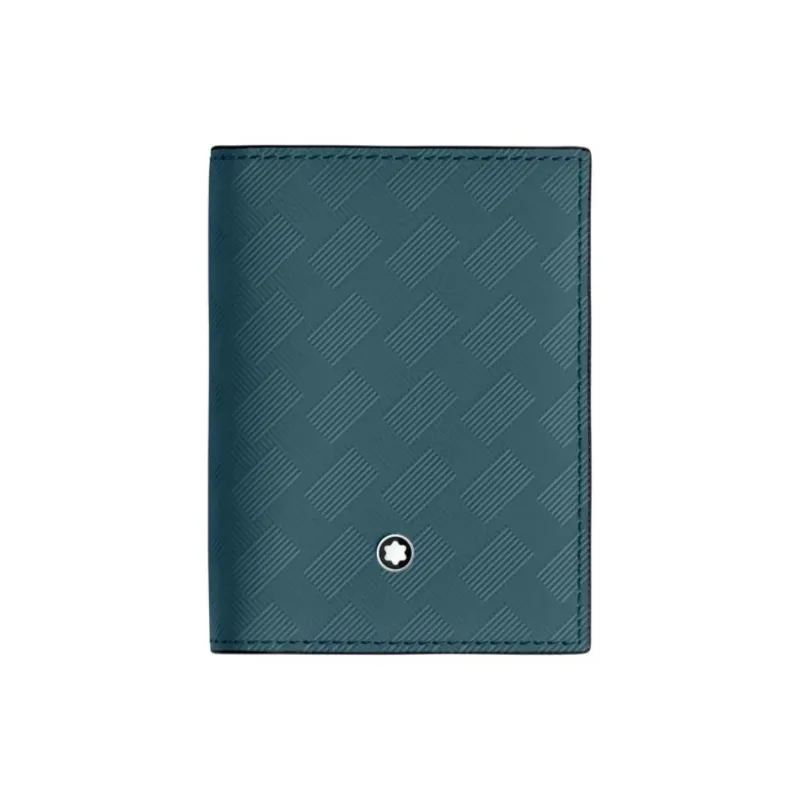 MONTBLANC Cow Leather Card Holder Men's Blue-0