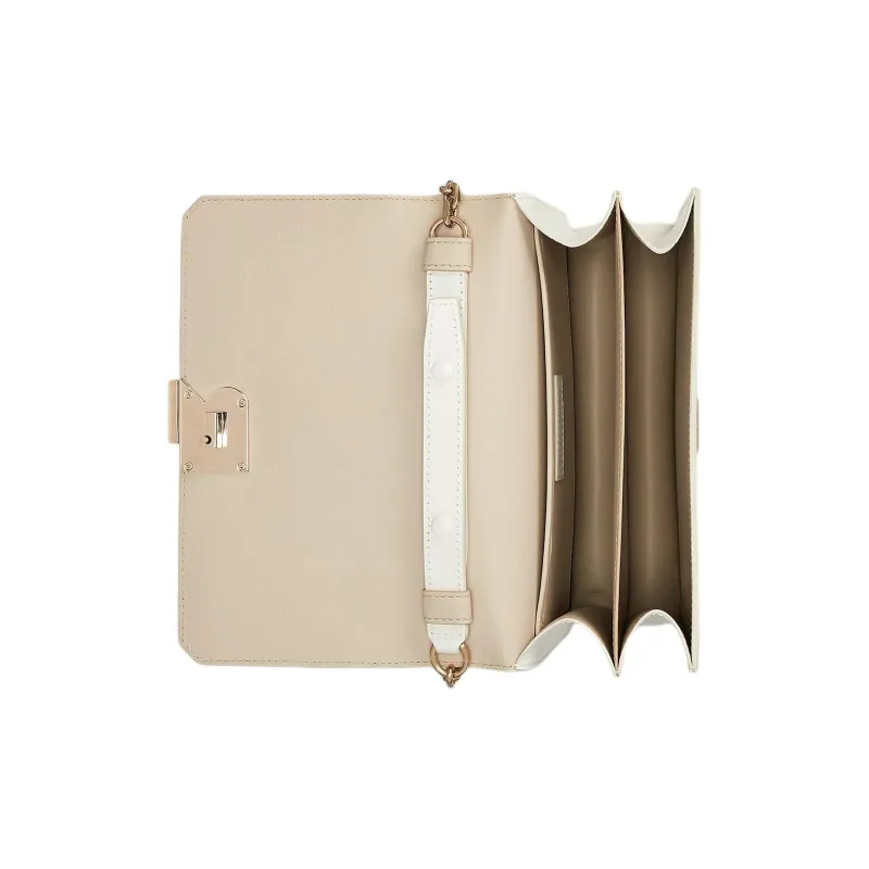 Ralph Lauren Calfskin Crossbody Handbag Women's White-1