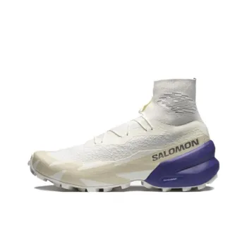 SALOMON SPEEDCROSS ADVANCED Cushioned Wear Resistant Slip Resistant Mid Top Running Shoes Unisex Vanilla