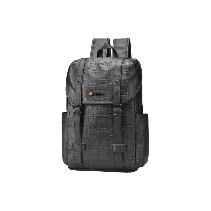 ONRF PVC Travel Backpack Large Size Unisex Cool Black-0
