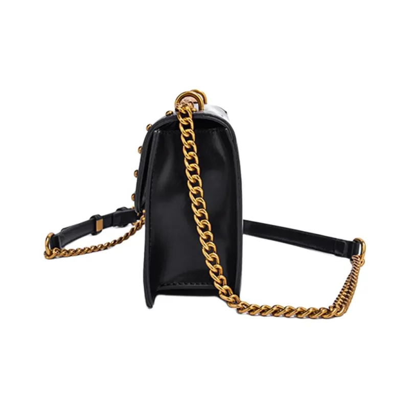 Sanrio Hello Kitty PU Crossbody Bag Shoulder Bag Regular Women's Black/Milk Tea/Ecru-5