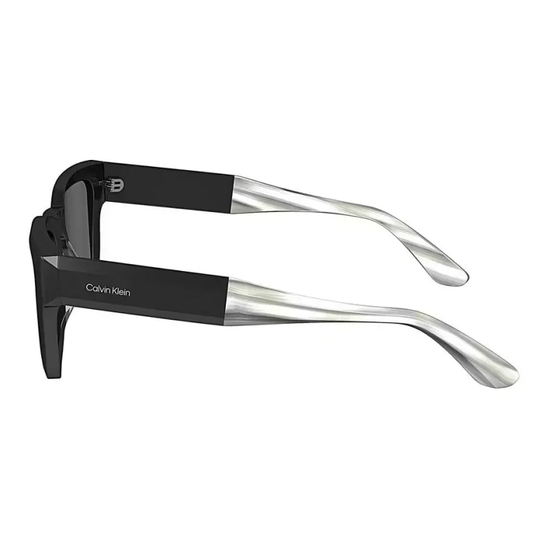 CALVIN KLEIN Plastic Square Sunglasses Men's Black-1