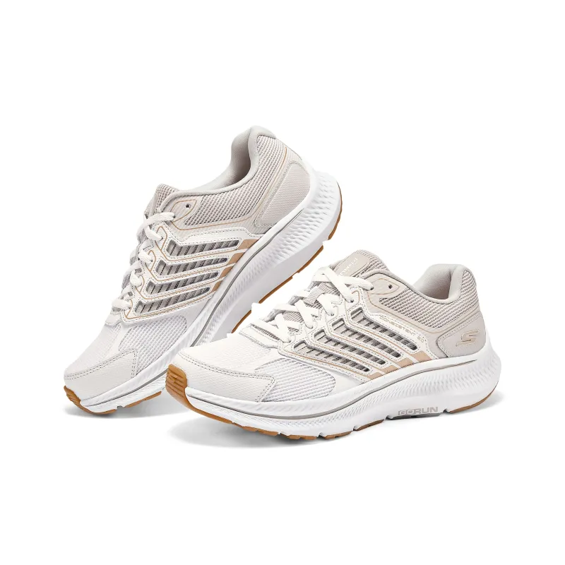 Skechers Women's GO Series Supportive And Elastic Low Top Casual Running Shoes Women's Taupe-4