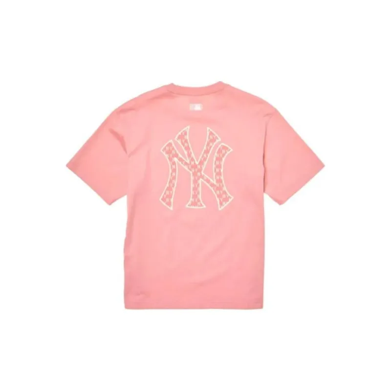 MLB New York Yankees T Shirt Unisex Pink-1