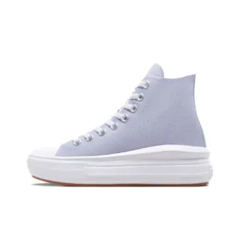Converse Chuck Taylor All Star Anti-Slip Wear-Resistant High-Top Canvas Shoes Women's Lilac