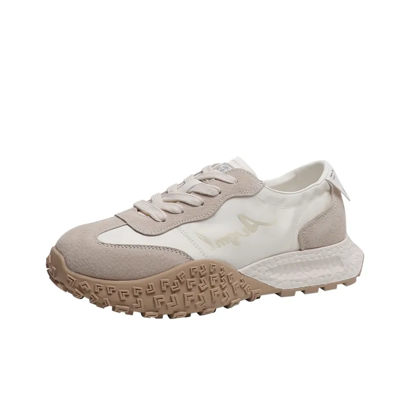 Mulinsen German Army Trainers Lightweight Wear-Resistant And Slip-Resistant Low-Top Casual Shoes Women's-6