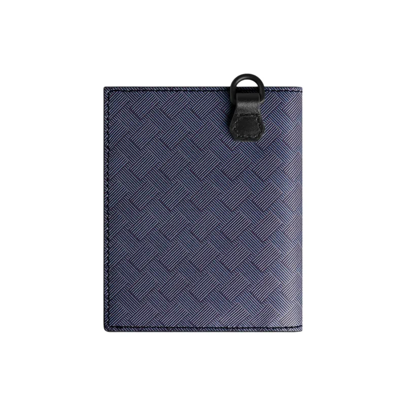MONTBLANC Cow Leather Wallet Regular Men's Lavender Gray-2