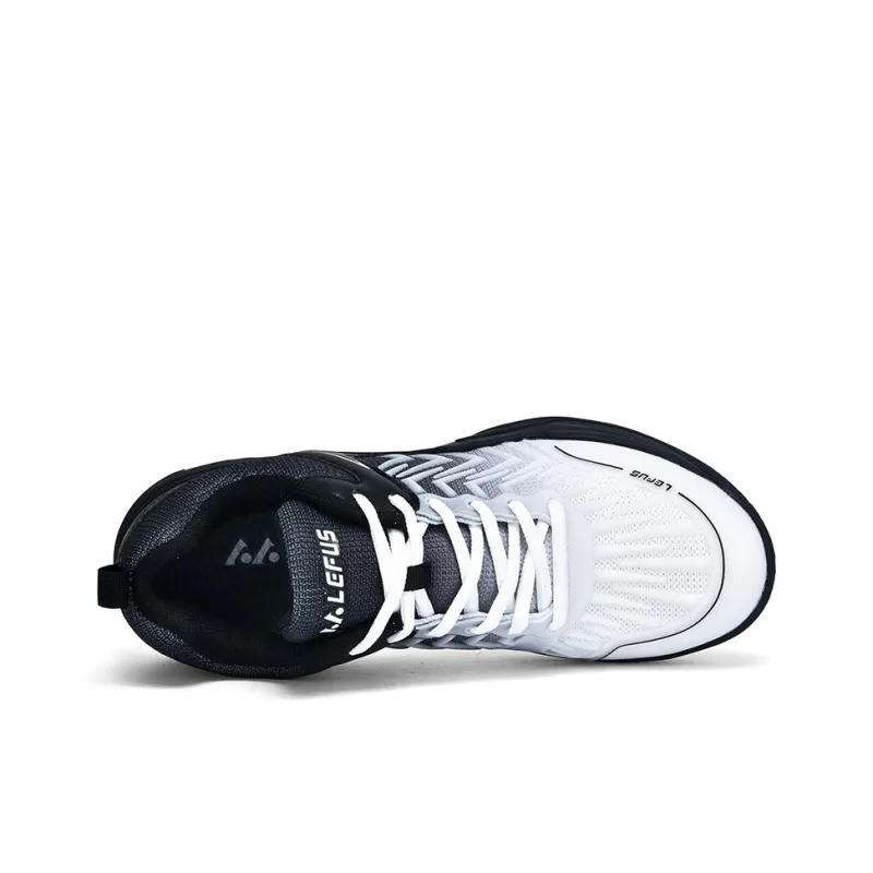 LEFUS Cushioned Slip-Resistant Abrasion-Resistant Breathable Low-Top Badminton Shoes Unisex-26