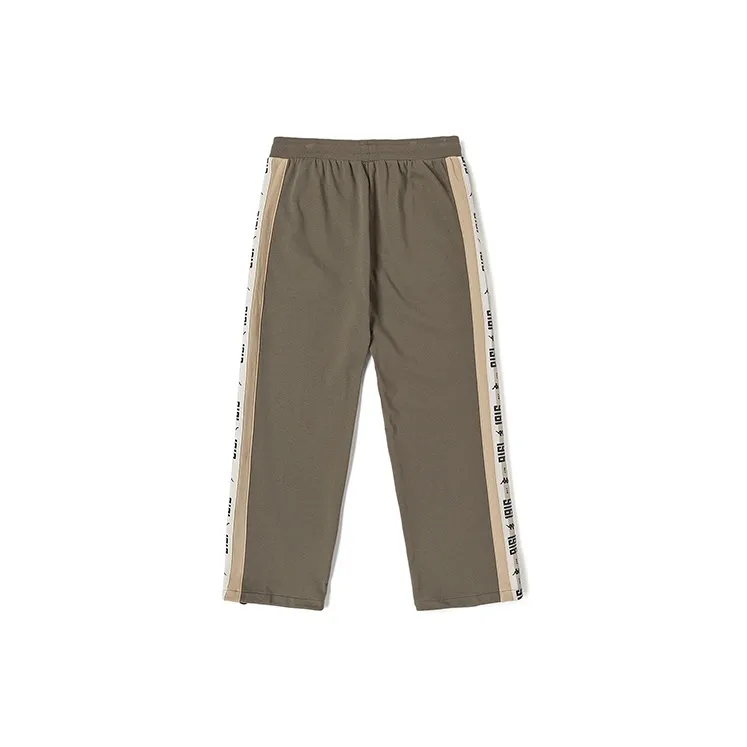 Kappa Knitted Sweatpants Men Dark Chestnut Brown-6525-1
