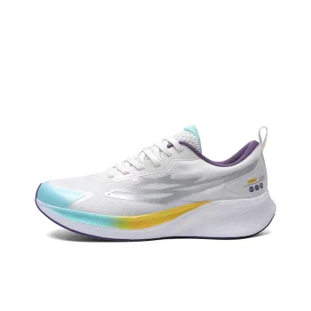 LPMX Running Shoes Unisex Low Top Ecru/Iridescent/Purple