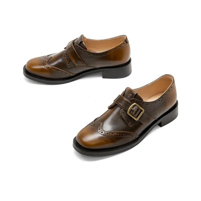 TOOMANYSHOES Dress Shoes Women's Brown-3