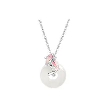 ZHOUBAIFU Chalcedony Necklaces Unisex