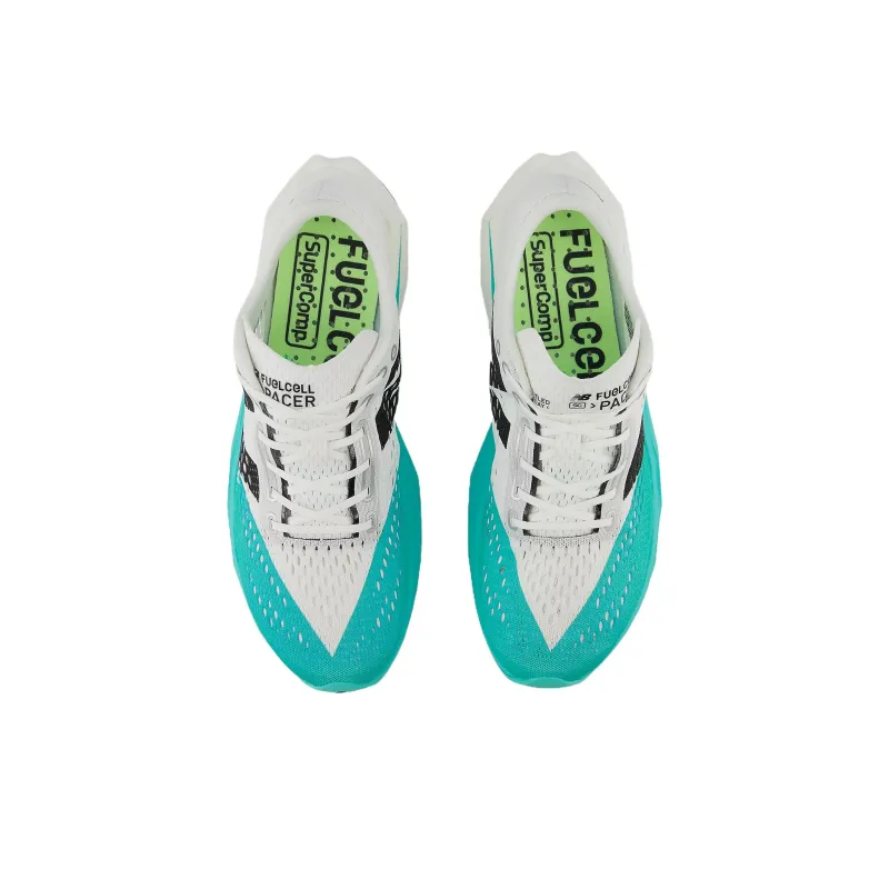 New Balance FuelCell SuperComp Pacer V2 Cyber Jade White Black-2