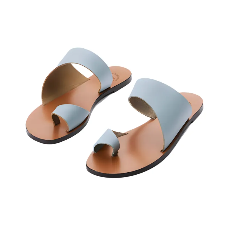 ATP Atelier Slip-Resistant Flip Flops Women's Light Blue-2