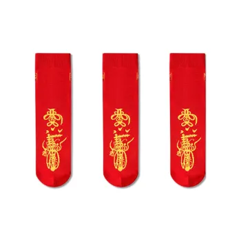 Mulong Family Mid-Calf Socks Men's 3 Pack