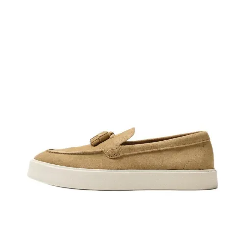 ZARA Loafers Men Beige